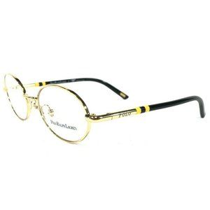 Polo Ralph Lauren POLO 8026 106 Boys Eyeglasses Frames Black Gold Oval 43-16-125